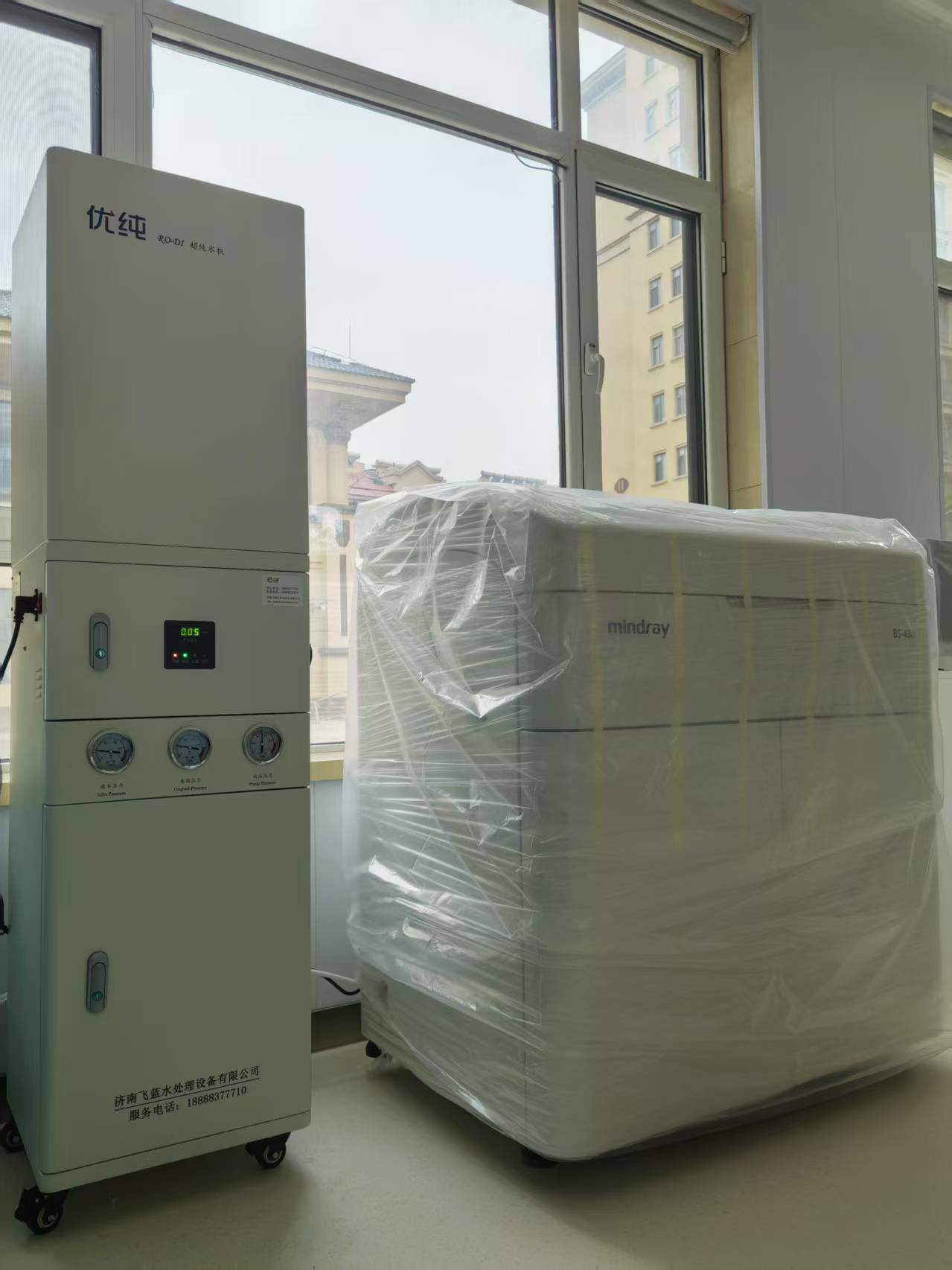 醫院40L水機安裝現場實拍